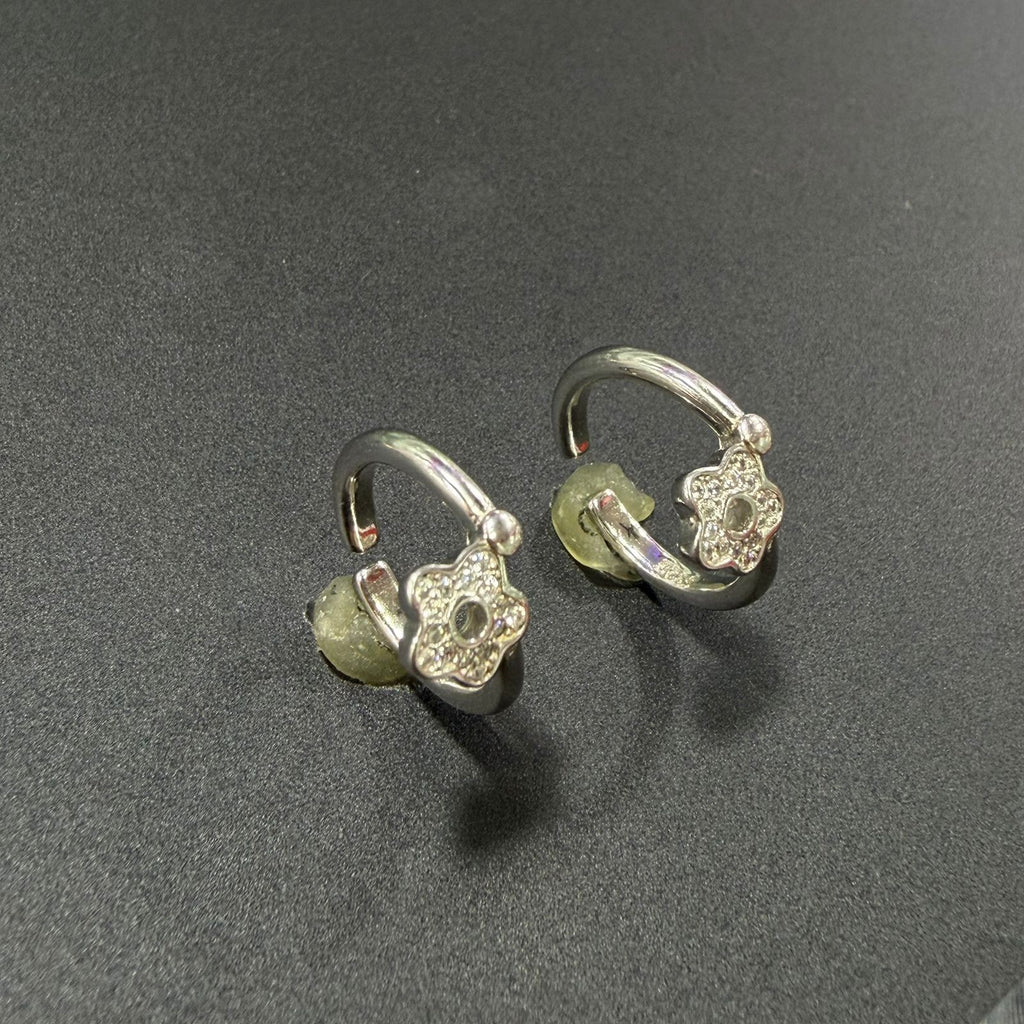 Shimmering Floral Jodvi 925 Silver Toe Ring