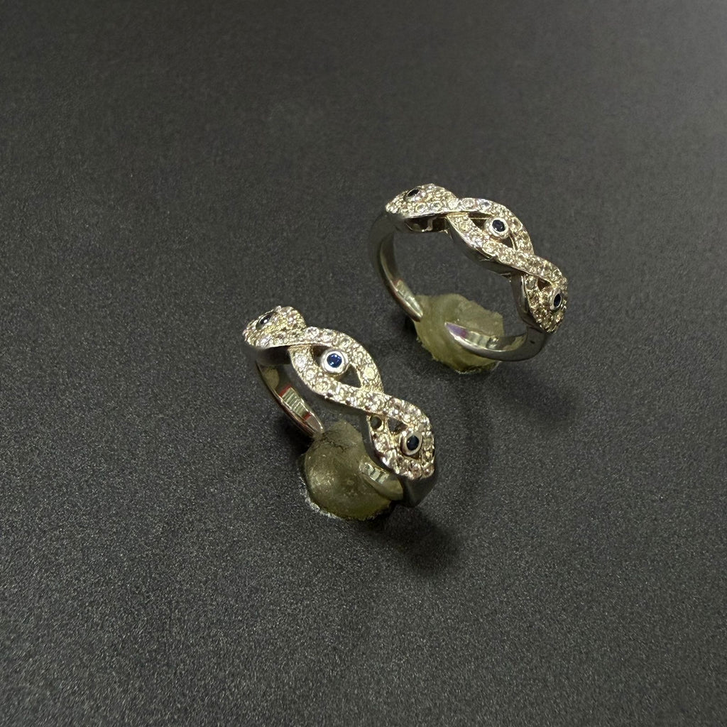Evil Eye Infinity Jodvi 925 Silver Toe Ring