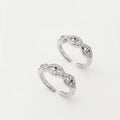 Evil Eye Infinity Jodvi 925 Silver Toe Ring