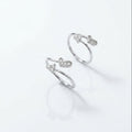 Shimmering Heart & Arrow Bypass Jodvi 925 Silver Toe Ring