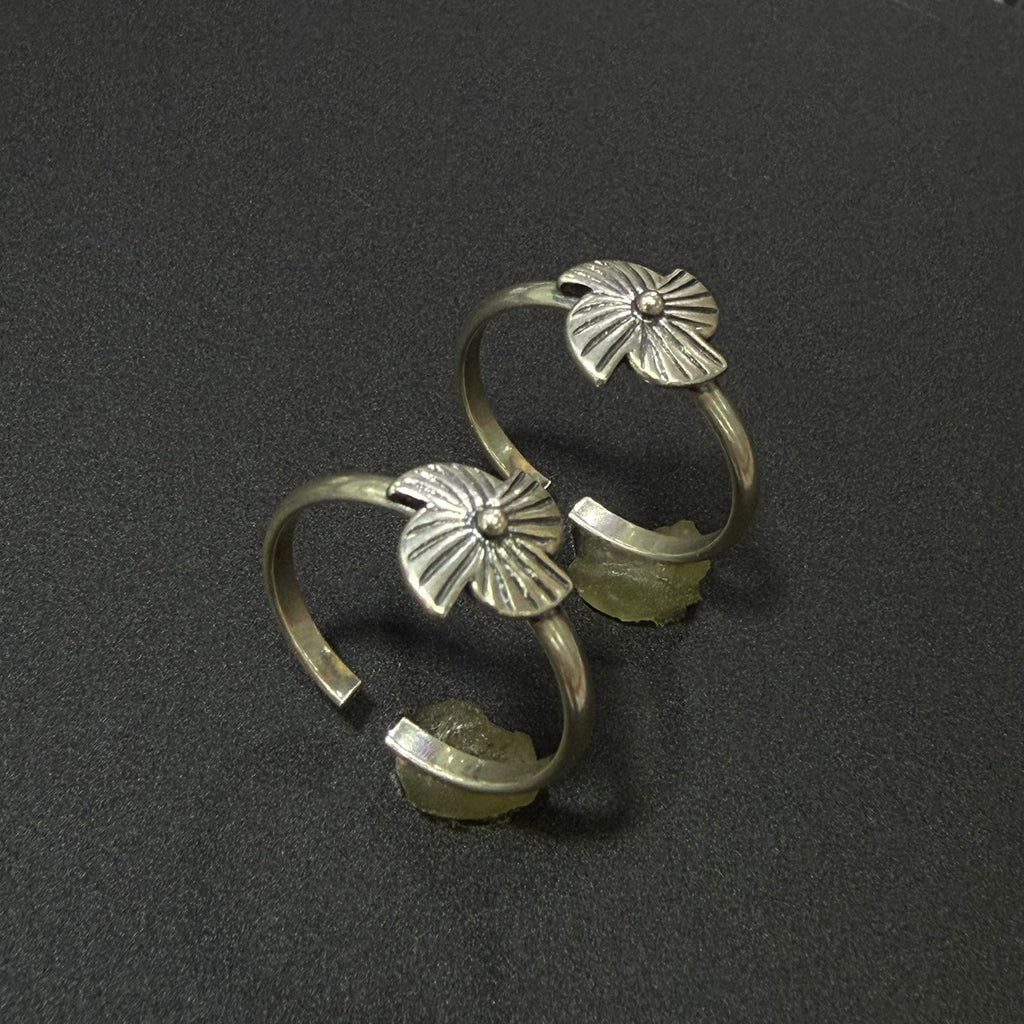 Oxidized Jodvi 925 Silver Toe Ring