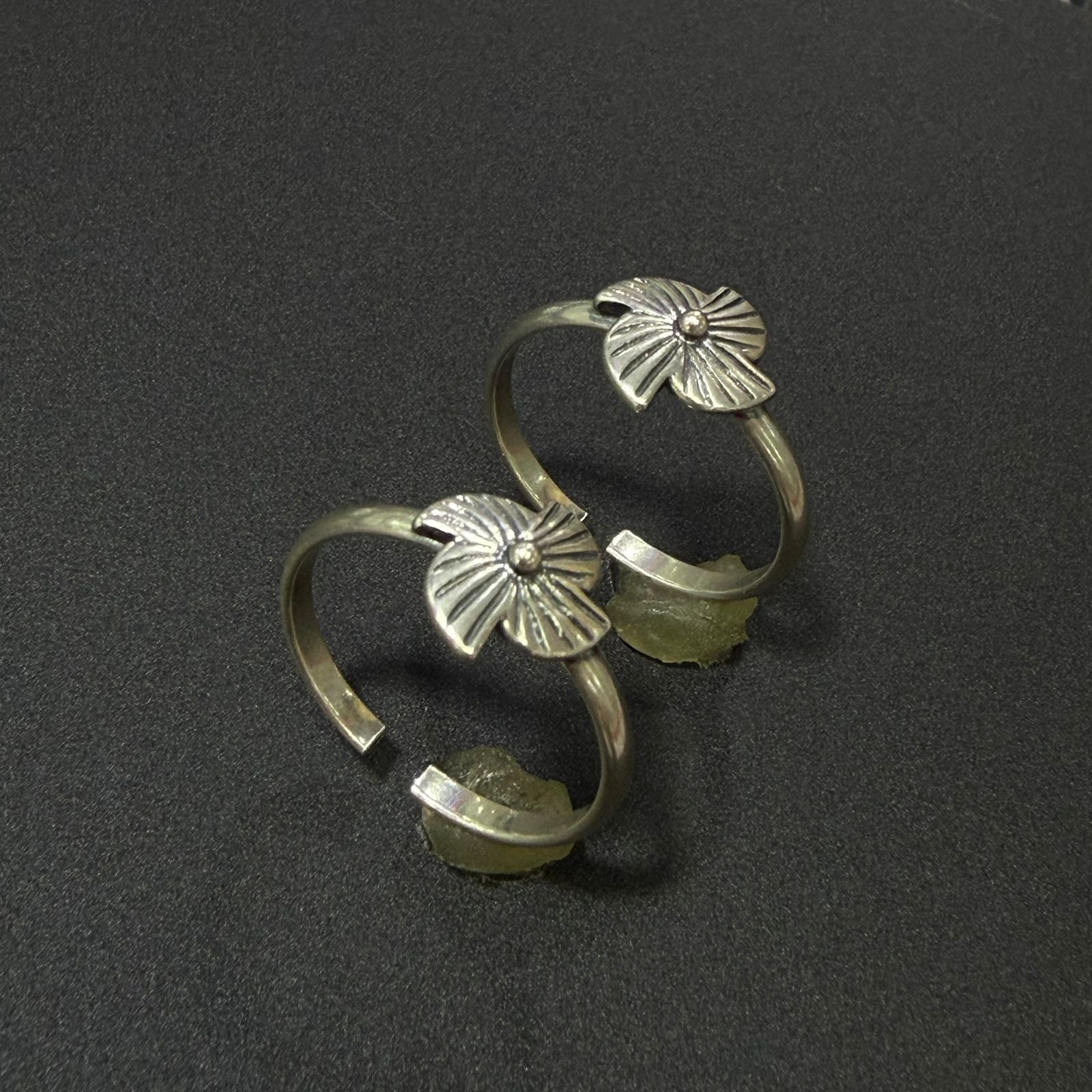 Oxidized Jodvi 925 Silver Toe Ring
