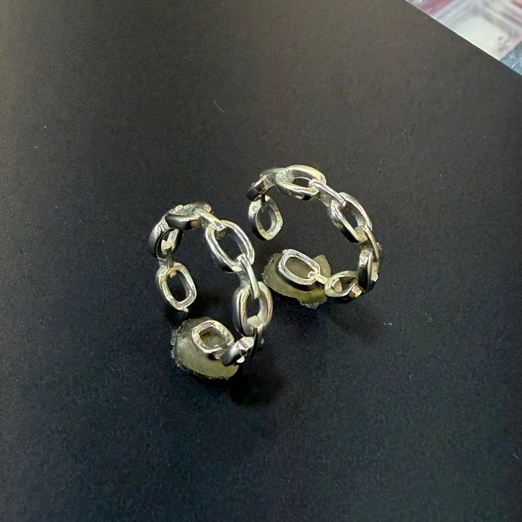 Link Chain Jodvi 925 Silver Toe Ring