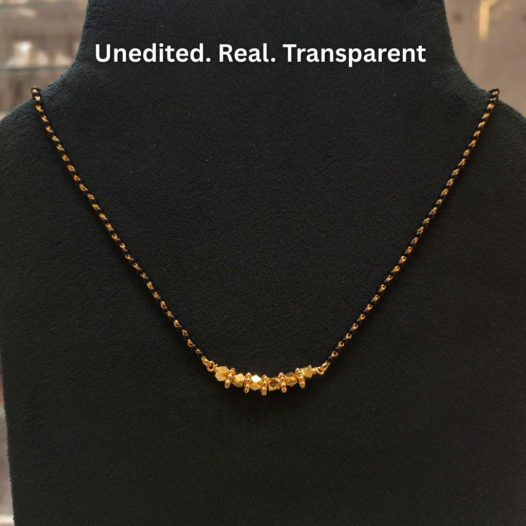 Handmade Ashtapailu Mangalsutra | 24 Carat Gold Plated