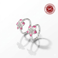 Gulabi Parijat Sterling Silver Jodvi