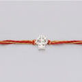 925 Silver Om Trishul Rakhi