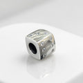 925 Silver "Game Night" Shimmering Dice Charm