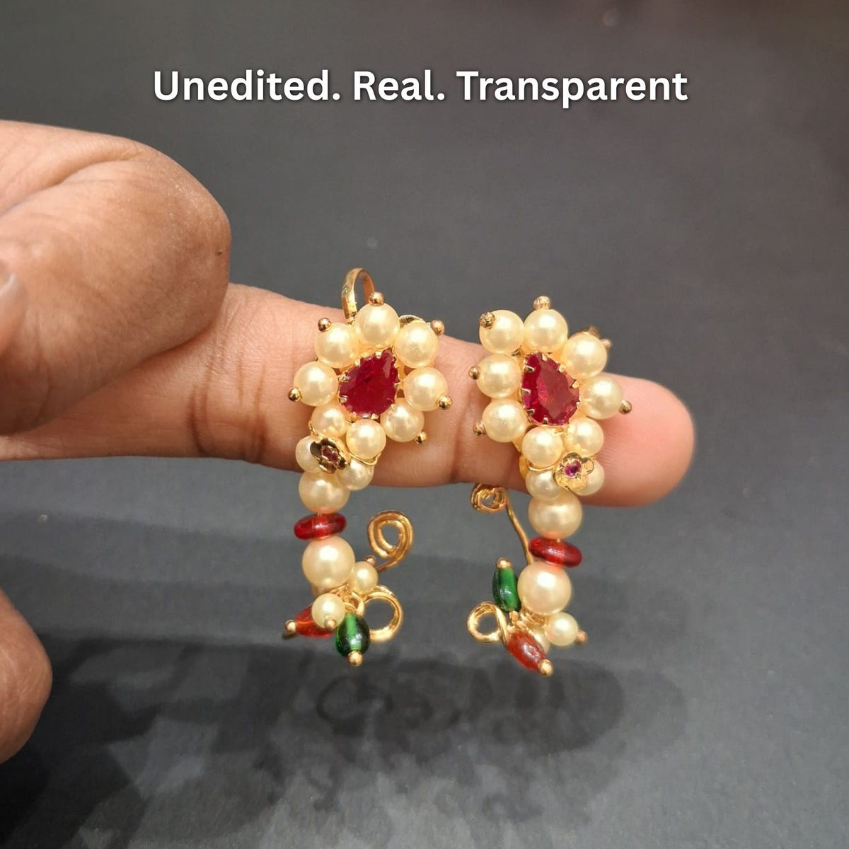 Sajiri Nathi Earrings