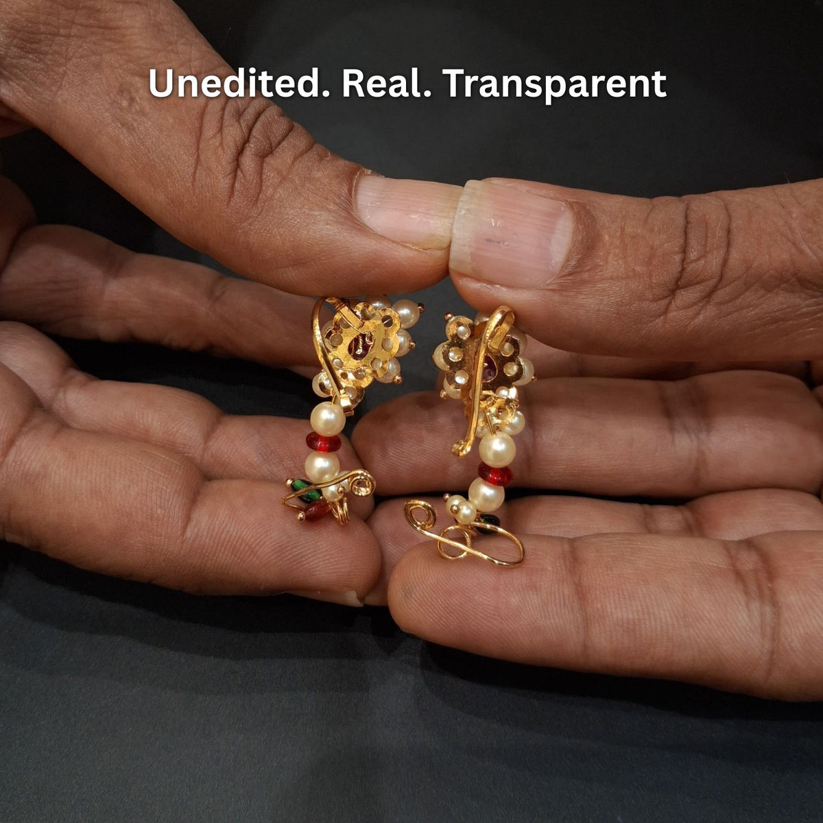 Sajiri Nathi Earrings