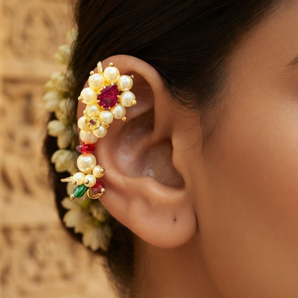 Sajiri Nathi Earrings